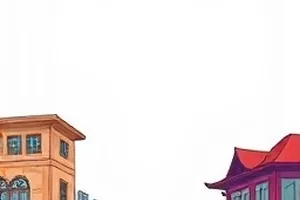 逆潮少年热血动画封面，少年在海浪中冲刺
