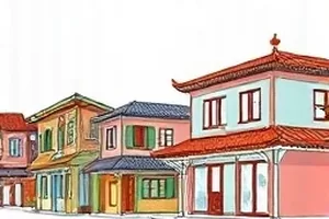 云上茶话会奇幻动画封面，浮空茶桌与云海