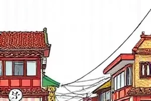 深夜食堂车美食动画封面，夜色中的移动餐车